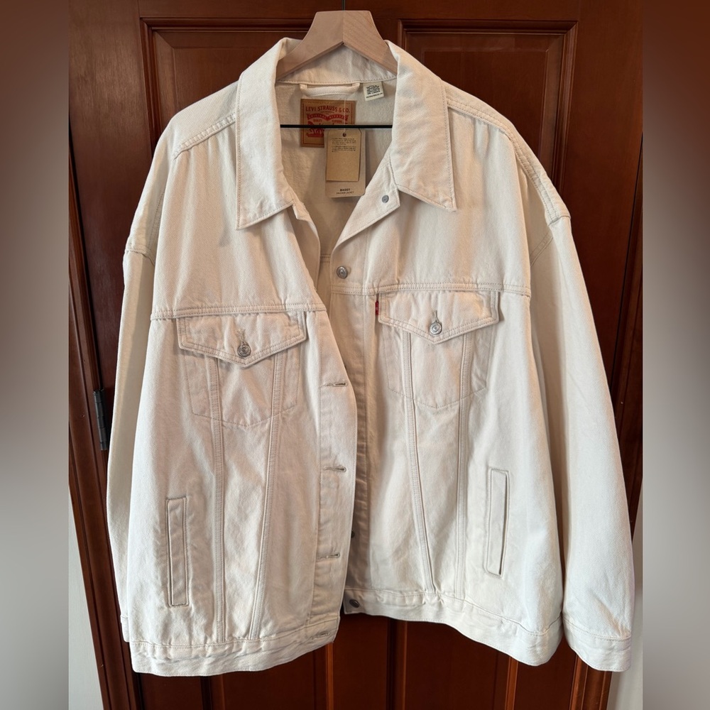 Levi's Cream Trucker Jacket